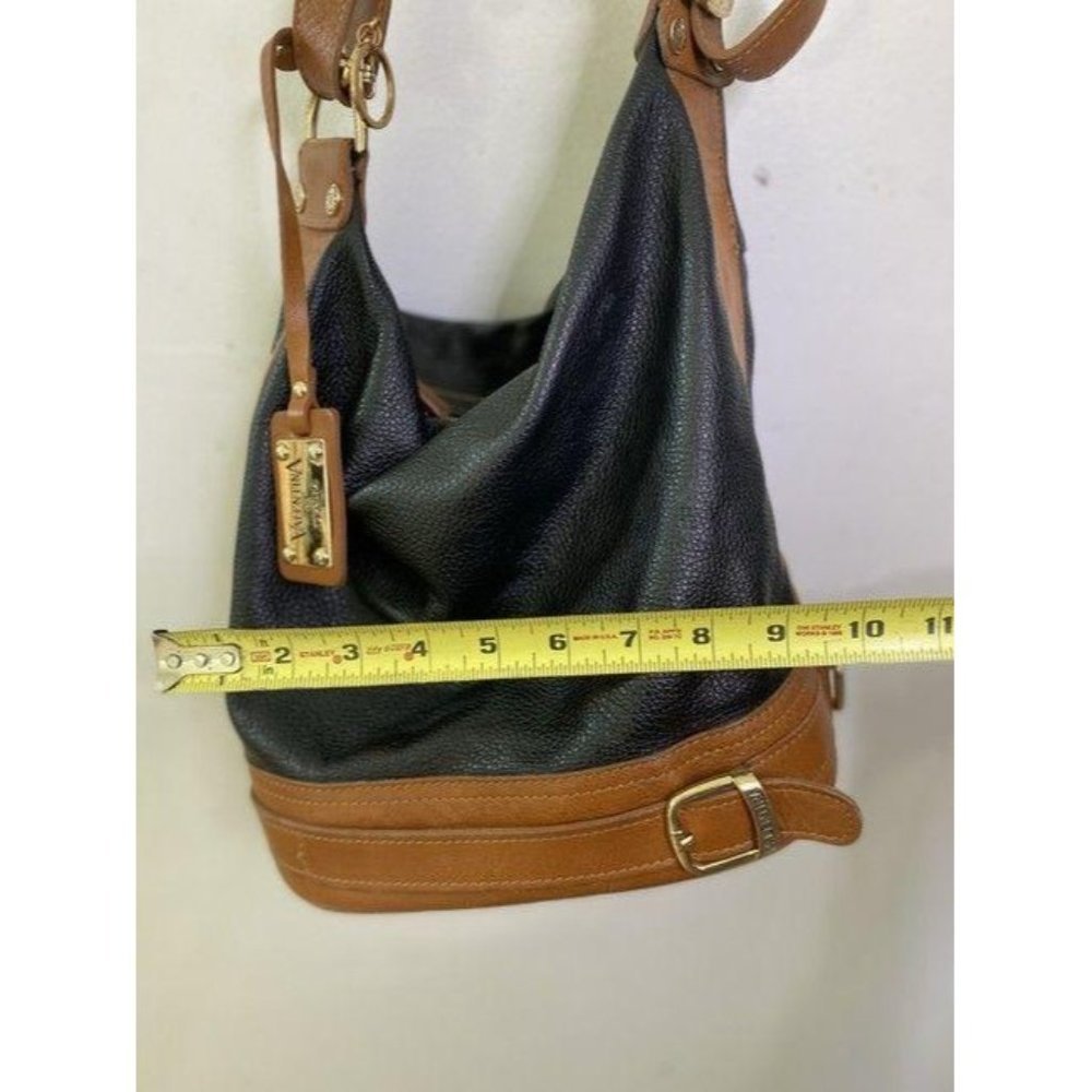 valentina black orange shoulder bag - Picture 4 of 11